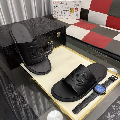 Replica Dolce & Gabbana D&G Slippers For Men #1329534 $52.00 USD for Wholesale