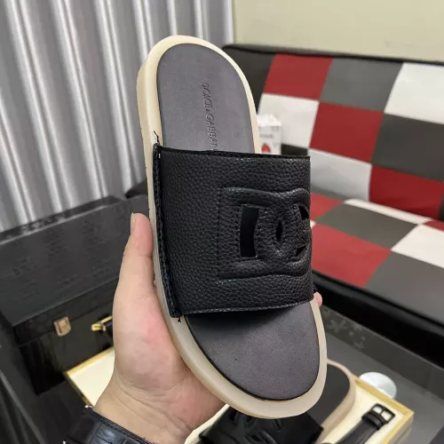 Replica Dolce & Gabbana D&G Slippers For Men #1329537 $52.00 USD for Wholesale