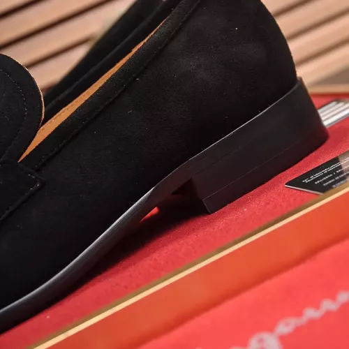 Replica Salvatore Ferragamo Leather Shoes For Men #1329545 $98.00 USD for Wholesale