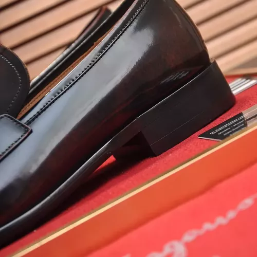Replica Salvatore Ferragamo Leather Shoes For Men #1329546 $98.00 USD for Wholesale