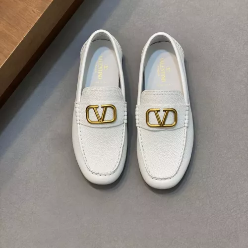 Replica Valentino Leather Shoes For Men #1329563 $115.00 USD for Wholesale