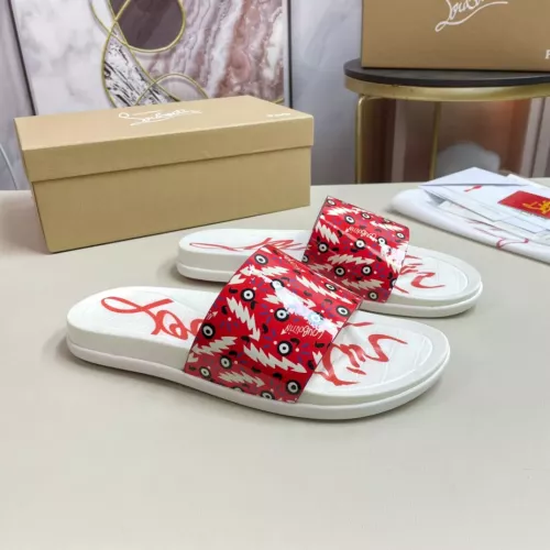Replica Christian Louboutin CL Slippers For Men #1329712 $52.00 USD for Wholesale