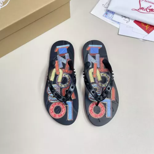 Replica Christian Louboutin CL Slippers For Men #1329729 $48.00 USD for Wholesale