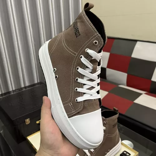 Replica Dsquared High Tops Shoes For Men #1329750 $82.00 USD for Wholesale