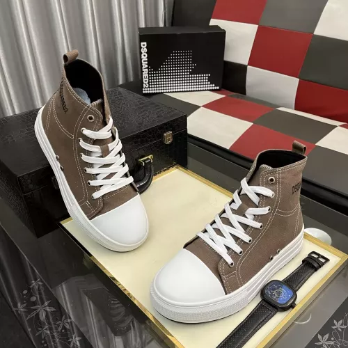 Replica Dsquared High Tops Shoes For Men #1329750 $82.00 USD for Wholesale