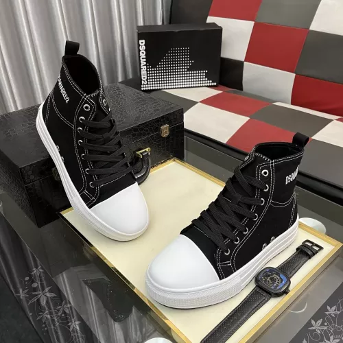 Replica Dsquared High Tops Shoes For Men #1329752 $82.00 USD for Wholesale