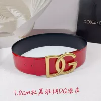 $60.00 USD Dolce & Gabbana D&G AAA Quality Belts In 7.0cm For Unisex #1327483