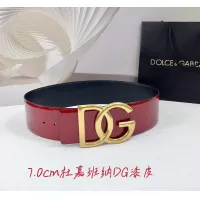 $60.00 USD Dolce & Gabbana D&G AAA Quality Belts In 7.0cm For Unisex #1327484
