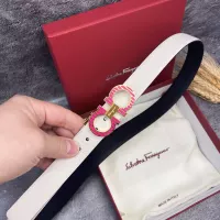 $56.00 USD Salvatore Ferragamo AAA Quality Belts In 2.5cm For Women #1328646