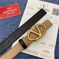 $68.00 USD Valentino AAA Quality Belts In 3.0cm For Women #1329316