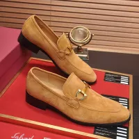 $98.00 USD Salvatore Ferragamo Leather Shoes For Men #1329543
