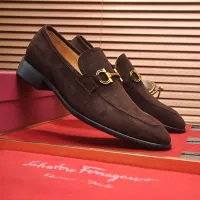 $98.00 USD Salvatore Ferragamo Leather Shoes For Men #1329544