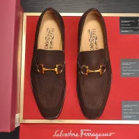 $98.00 USD Salvatore Ferragamo Leather Shoes For Men #1329544