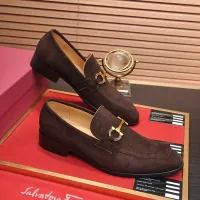 $98.00 USD Salvatore Ferragamo Leather Shoes For Men #1329544