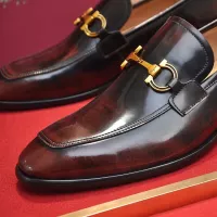 $98.00 USD Salvatore Ferragamo Leather Shoes For Men #1329546