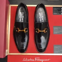 $98.00 USD Salvatore Ferragamo Leather Shoes For Men #1329548