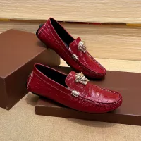 $72.00 USD Versace Leather Shoes For Men #1330113
