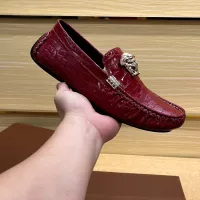 $72.00 USD Versace Leather Shoes For Men #1330113