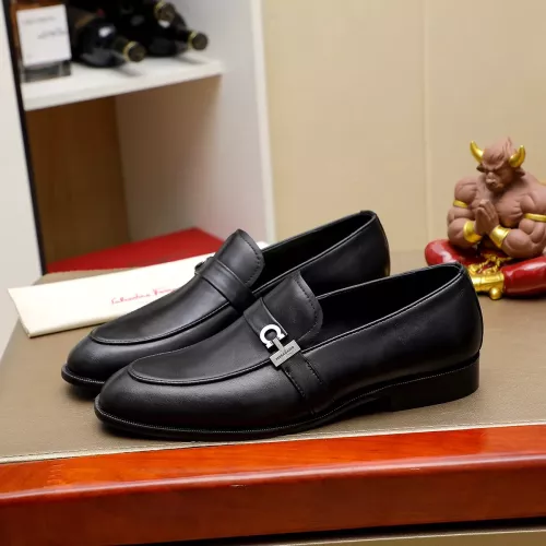 Salvatore Ferragamo Leather Shoes For Men #1330776