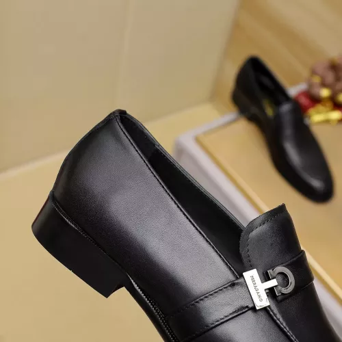 Replica Salvatore Ferragamo Leather Shoes For Men #1330776 $85.00 USD for Wholesale