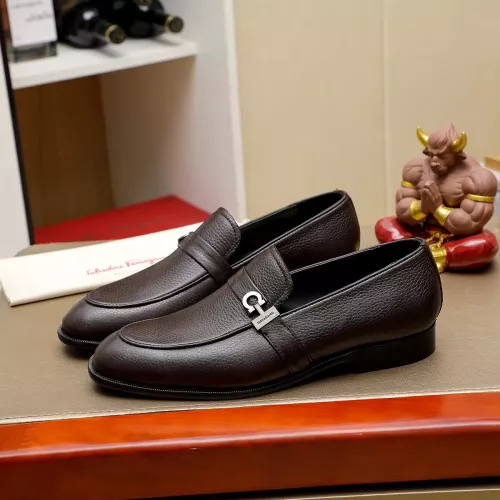 Salvatore Ferragamo Leather Shoes For Men #1330781