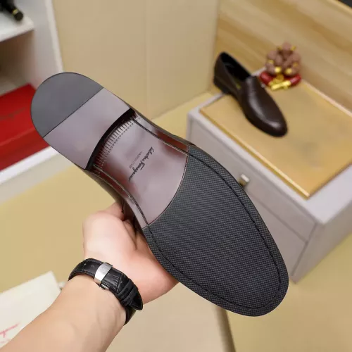 Replica Salvatore Ferragamo Leather Shoes For Men #1330781 $85.00 USD for Wholesale