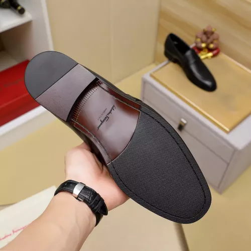 Replica Salvatore Ferragamo Leather Shoes For Men #1330782 $85.00 USD for Wholesale