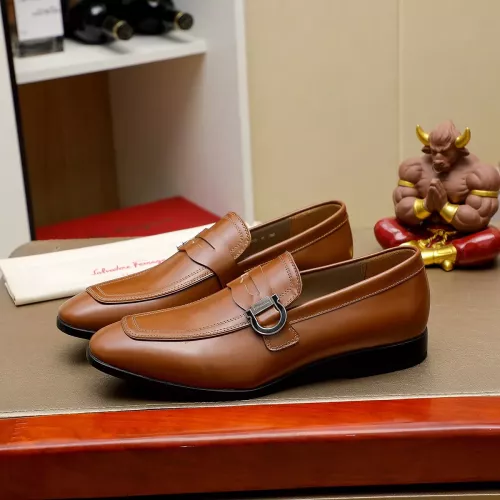 Salvatore Ferragamo Leather Shoes For Men #1330791