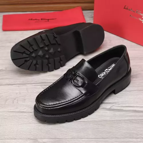 Replica Salvatore Ferragamo Leather Shoes For Men #1330801 $96.00 USD for Wholesale