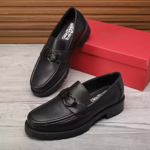 Salvatore Ferragamo Leather Shoes For Men #1330803