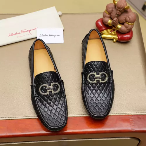 Salvatore Ferragamo Leather Shoes For Men #1330809