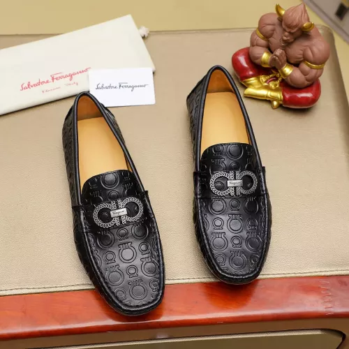 Salvatore Ferragamo Leather Shoes For Men #1330812