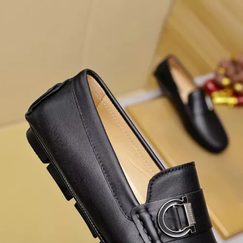 Replica Salvatore Ferragamo Leather Shoes For Men #1330820 $72.00 USD for Wholesale