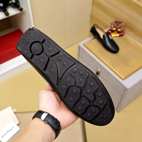 Replica Salvatore Ferragamo Leather Shoes For Men #1330820 $72.00 USD for Wholesale