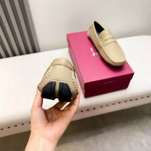 Replica Salvatore Ferragamo Leather Shoes For Men #1330934 $100.00 USD for Wholesale