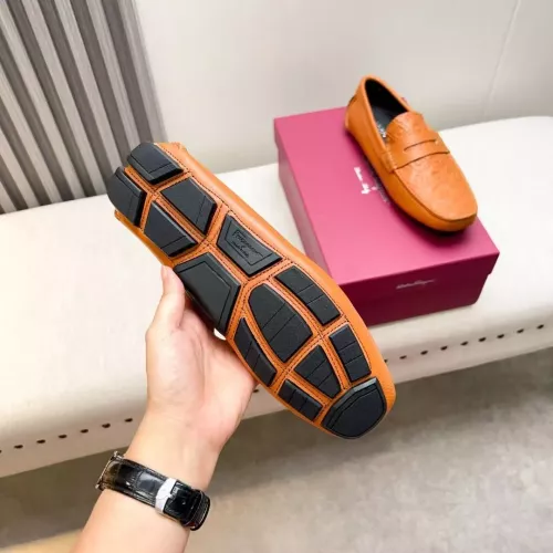 Replica Salvatore Ferragamo Leather Shoes For Men #1330935 $100.00 USD for Wholesale