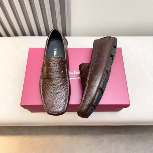 Salvatore Ferragamo Leather Shoes For Men #1330937