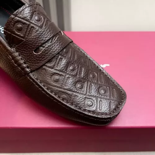 Replica Salvatore Ferragamo Leather Shoes For Men #1330937 $100.00 USD for Wholesale