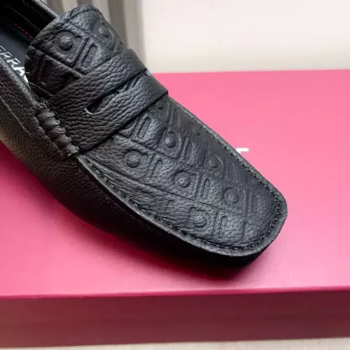 Replica Salvatore Ferragamo Leather Shoes For Men #1330938 $100.00 USD for Wholesale