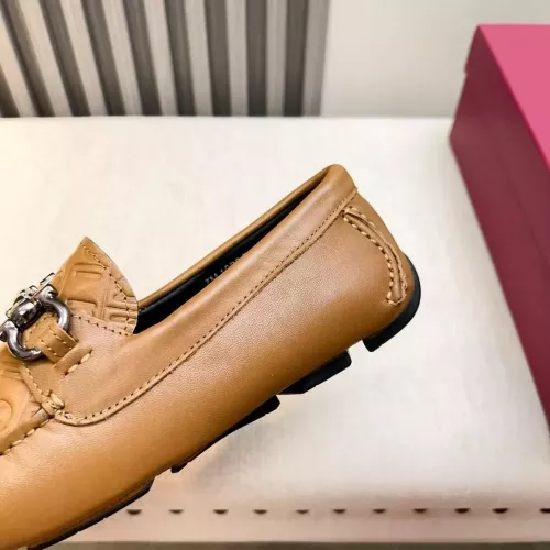 Replica Salvatore Ferragamo Leather Shoes For Men #1330939 $100.00 USD for Wholesale
