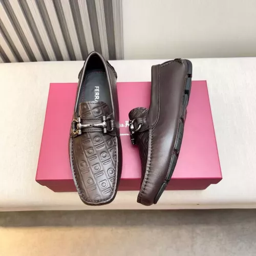 Salvatore Ferragamo Leather Shoes For Men #1330940