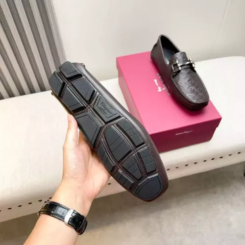Replica Salvatore Ferragamo Leather Shoes For Men #1330940 $100.00 USD for Wholesale