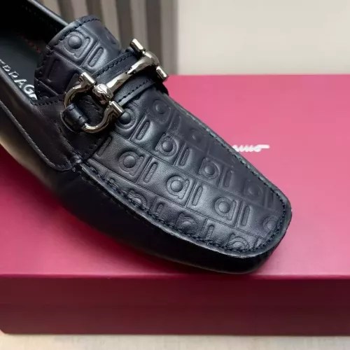 Replica Salvatore Ferragamo Leather Shoes For Men #1330941 $100.00 USD for Wholesale
