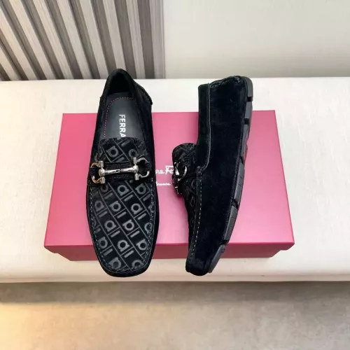 Salvatore Ferragamo Leather Shoes For Men #1330943