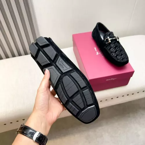 Replica Salvatore Ferragamo Leather Shoes For Men #1330943 $100.00 USD for Wholesale