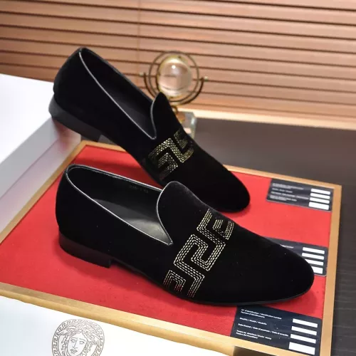 Replica Versace Leather Shoes For Men #1331032 $85.00 USD for Wholesale