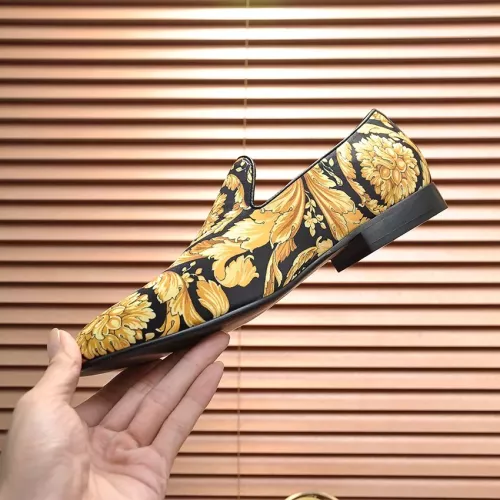 Replica Versace Leather Shoes For Men #1331033 $85.00 USD for Wholesale
