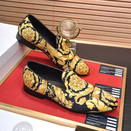 Replica Versace Leather Shoes For Men #1331033 $85.00 USD for Wholesale