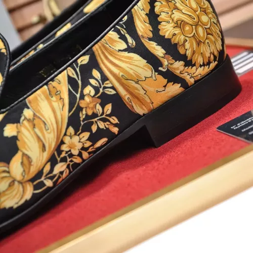 Replica Versace Leather Shoes For Men #1331033 $85.00 USD for Wholesale