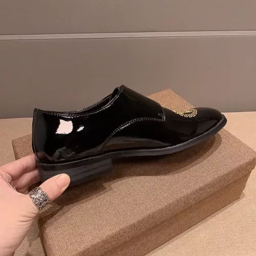 Replica Versace Leather Shoes For Men #1331213 $85.00 USD for Wholesale